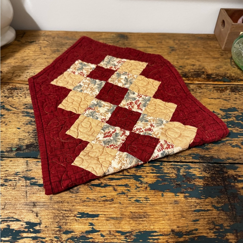 Handmade Quilted Table Runner